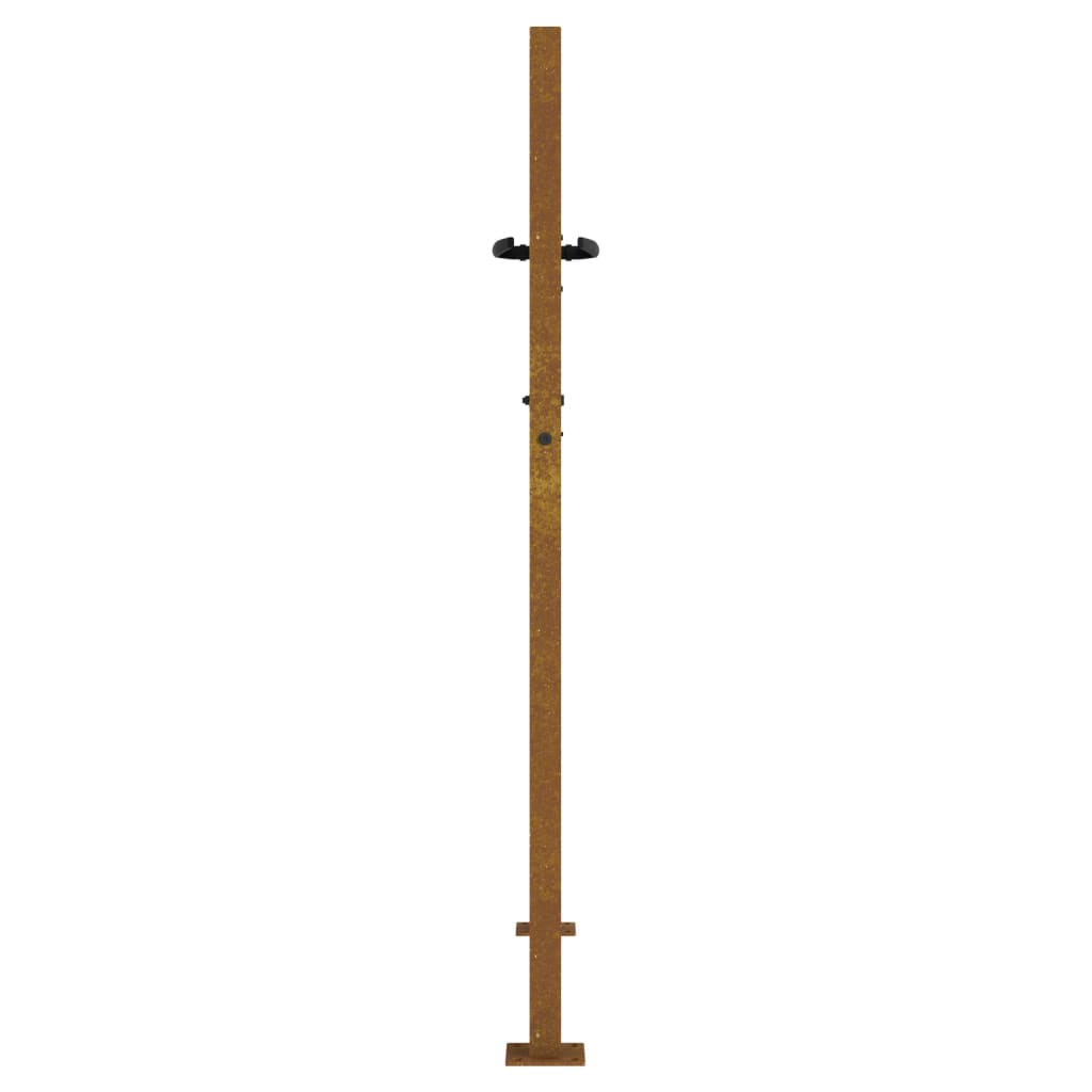 Poort Grasontwerp Cortenstaal 105 x 155 cm
