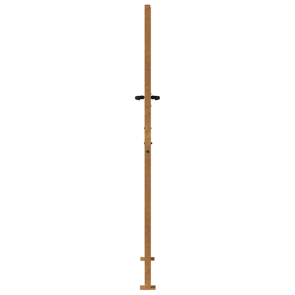 Poort Grasontwerp Cortenstaal 105 x 180 cm