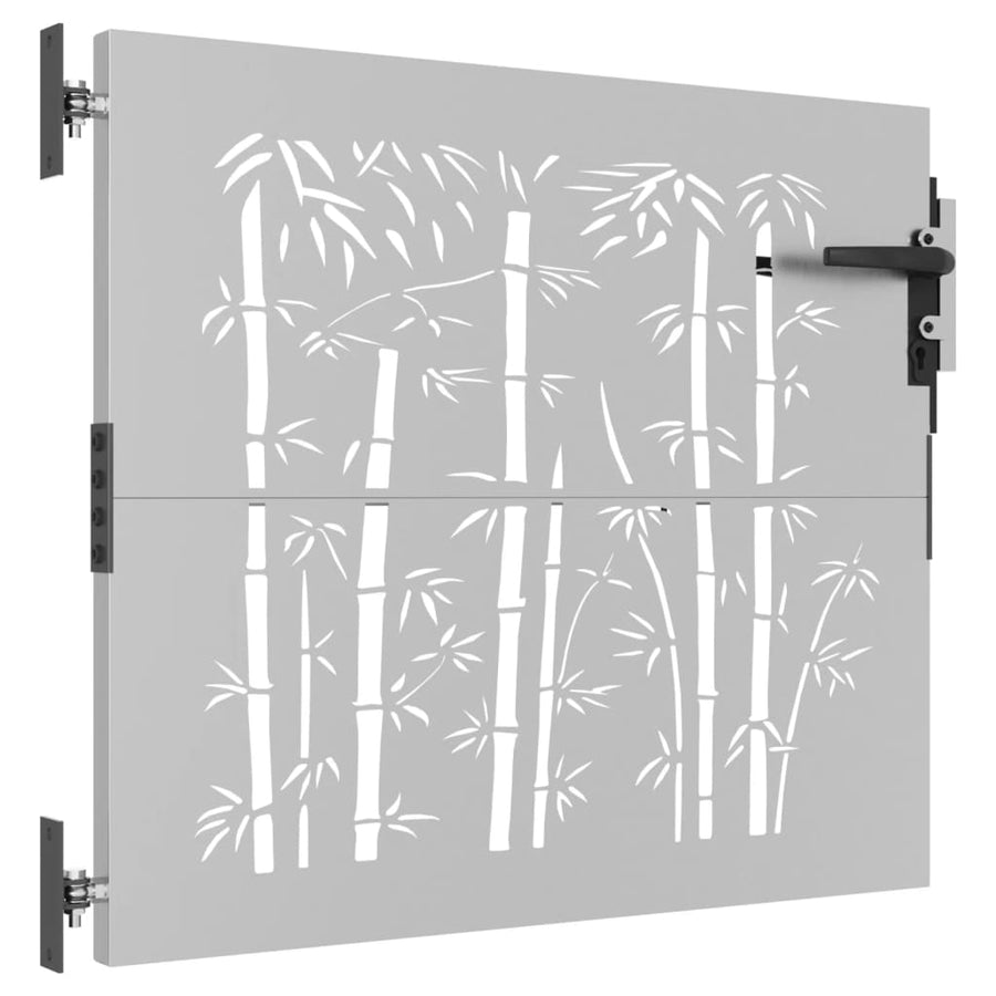 Poort 85X100 Cm Bamboe-Ontwerp Cortenstaal