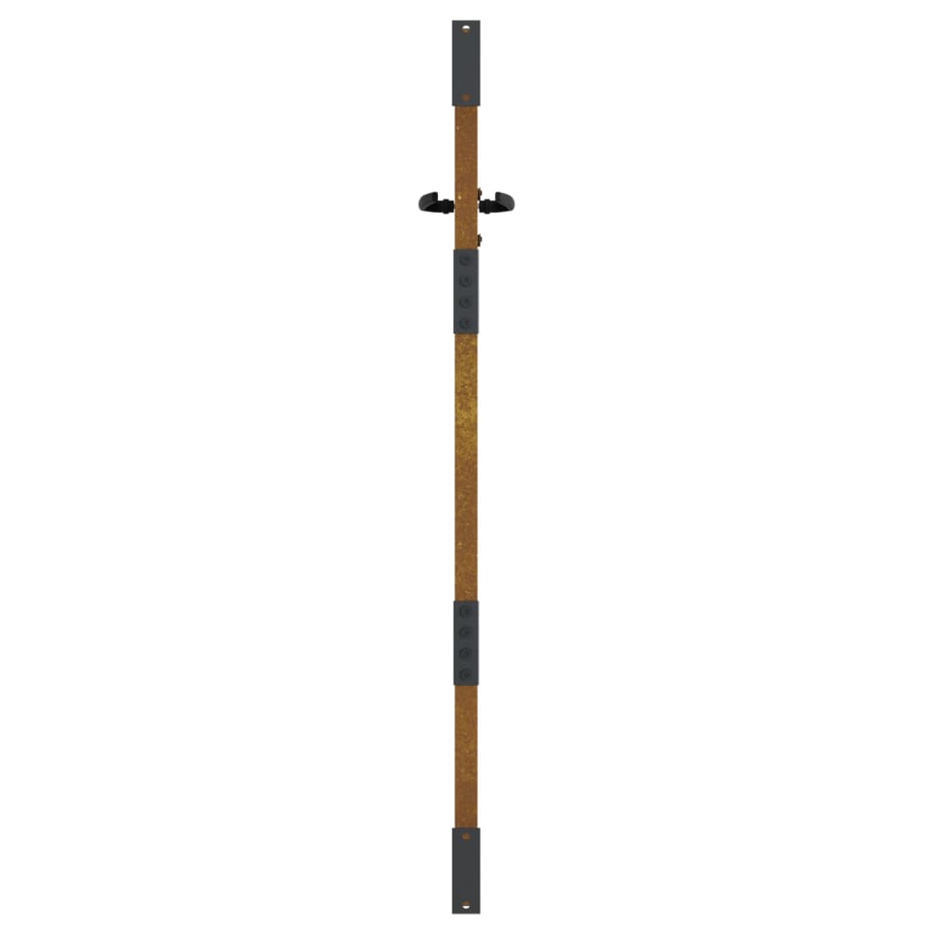 Poort 85x125 cm bamboe-ontwerp cortenstaal 85 x 125 cm