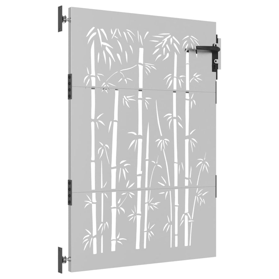 Poort 85X150 Cm Bamboe-Ontwerp Cortenstaal