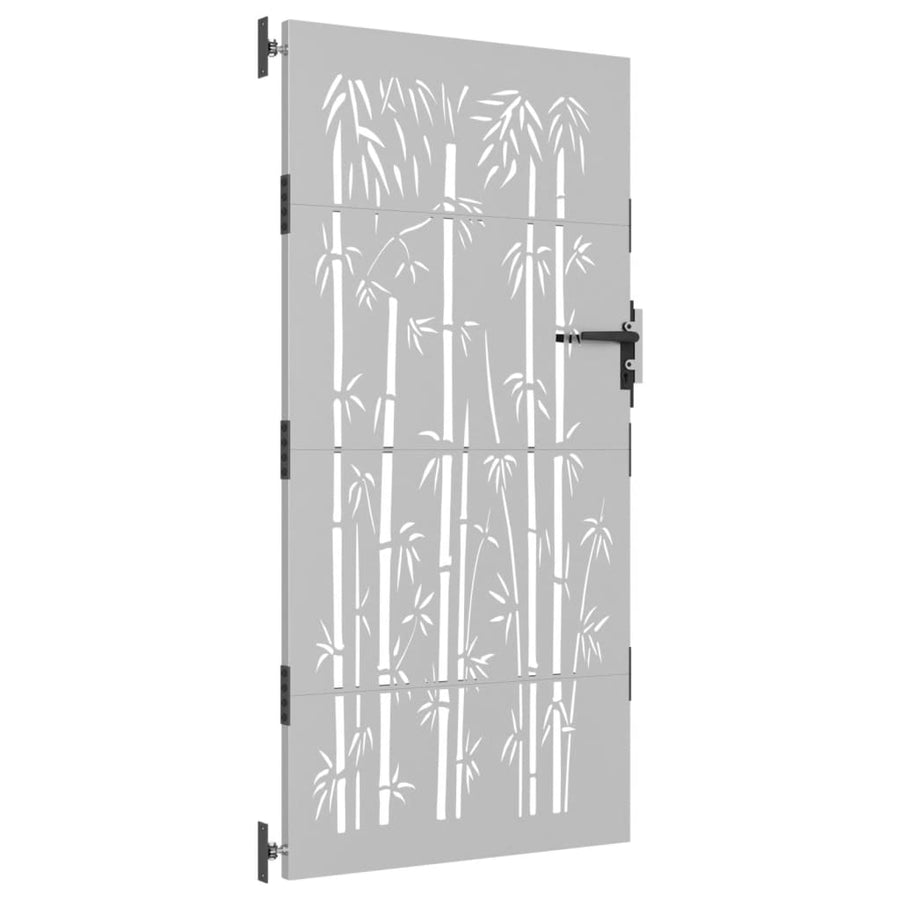 Poort 85X200 Cm Bamboe-Ontwerp Cortenstaal