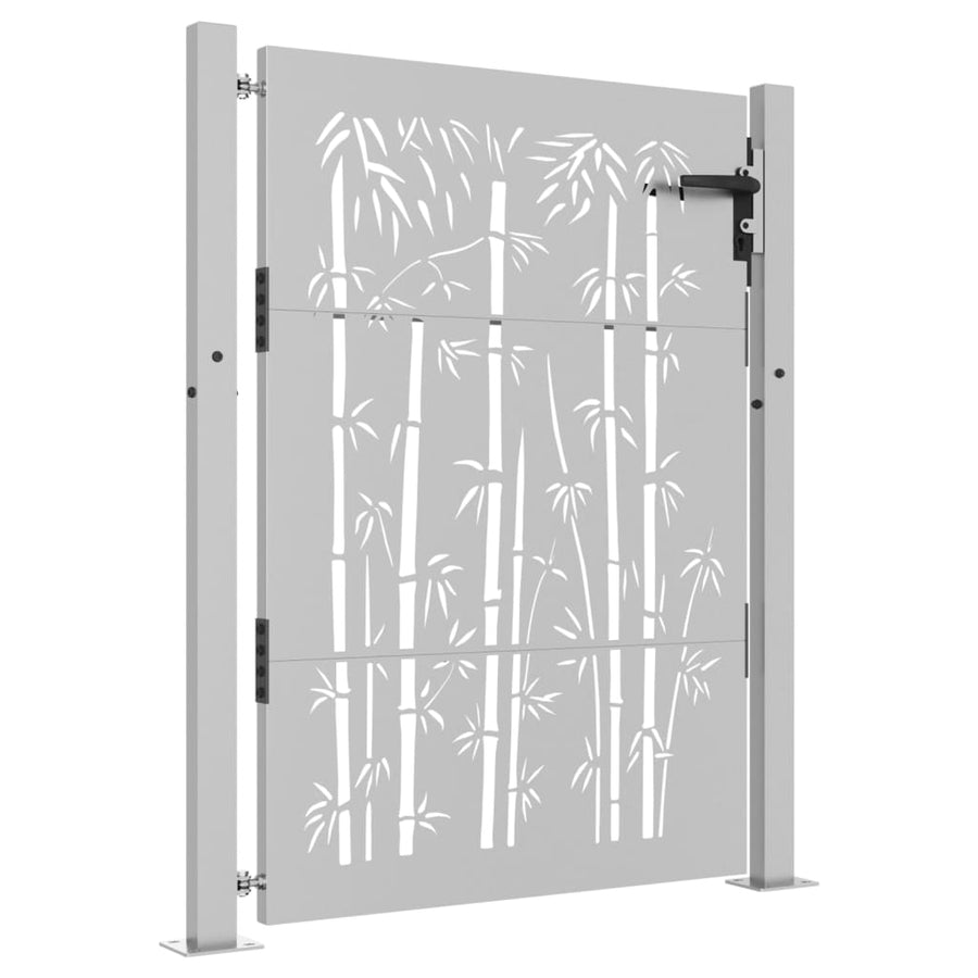 Poort 105X130 Cm Bamboe-Ontwerp Cortenstaal