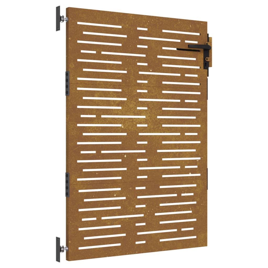Poort 85x150 cm vierkant cortenstaal 85 x 150 cm