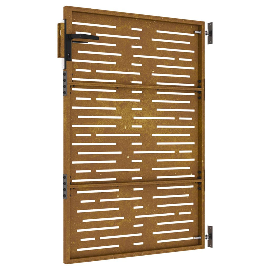 Poort 85x150 cm vierkant cortenstaal 85 x 150 cm