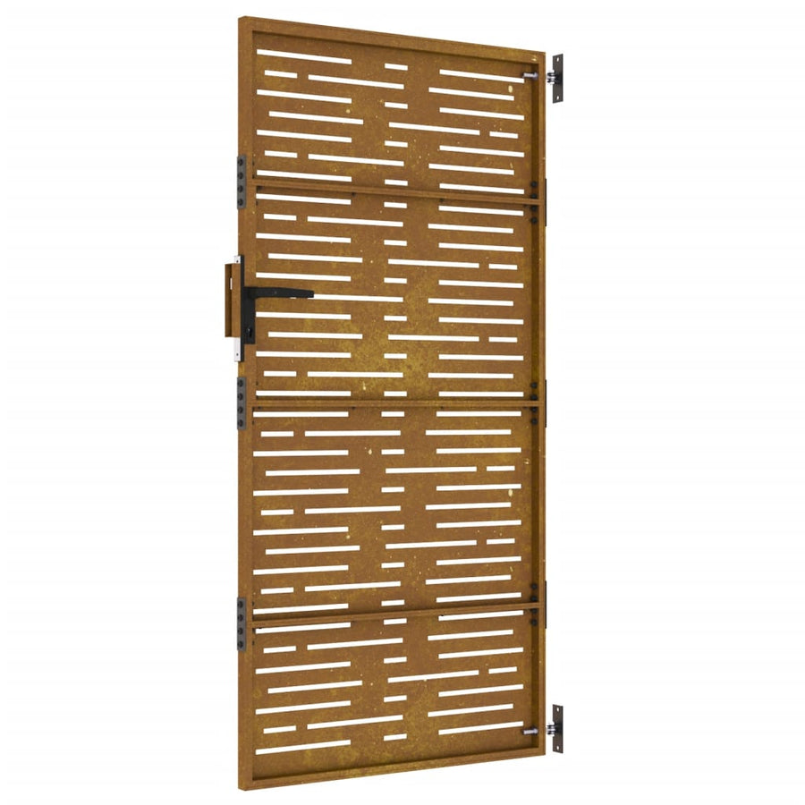 Poort Vierkant Cortenstaal 85 x 175 cm