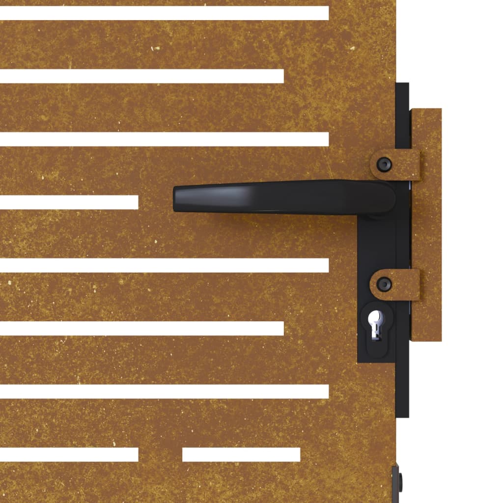 Poort Vierkant Cortenstaal 85 x 175 cm