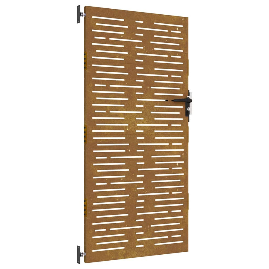 Poort Vierkant Cortenstaal 85 x 200 cm