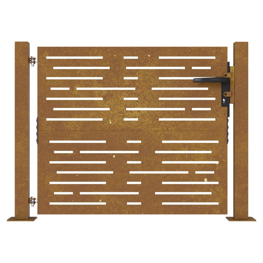 Poort 105X80 Cm Vierkant Cortenstaal 105 x 80 cm