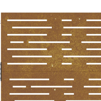 Poort 105X80 Cm Vierkant Cortenstaal 105 x 80 cm