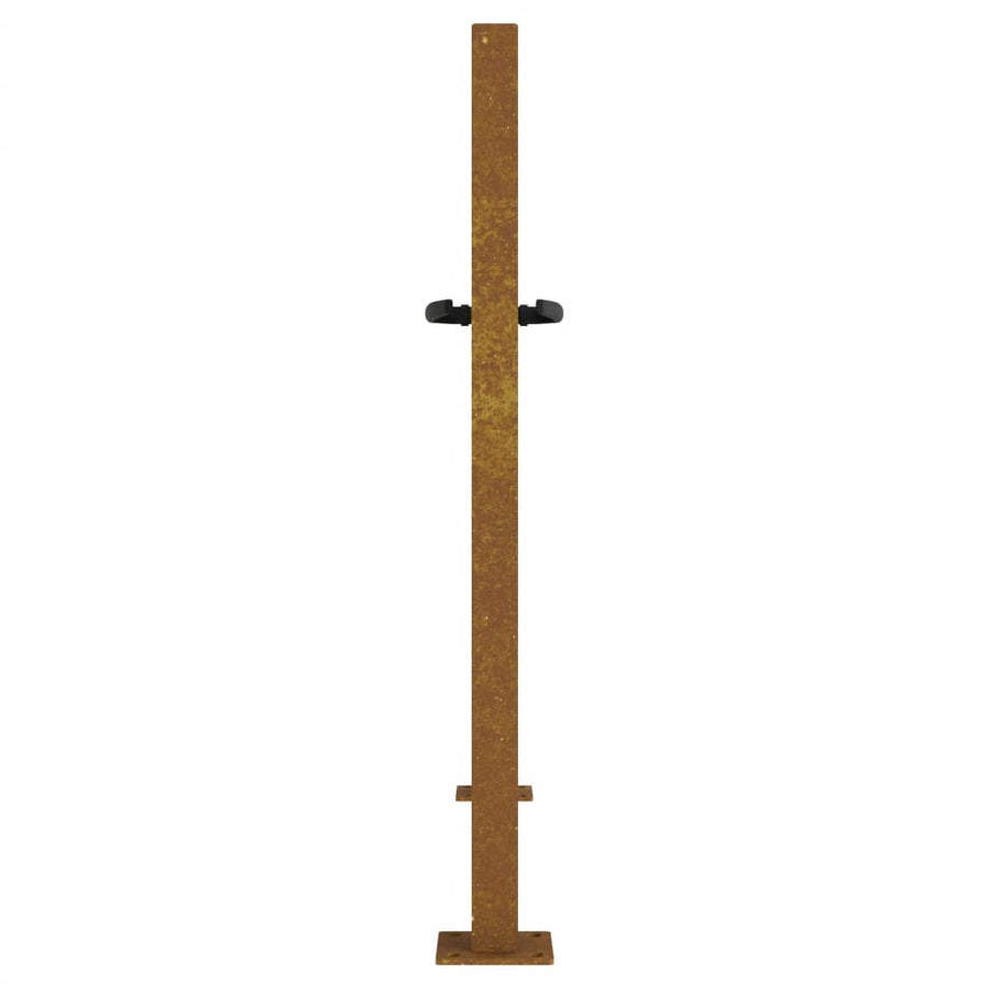 Poort 105x105 cm vierkant cortenstaal 105 x 105 cm