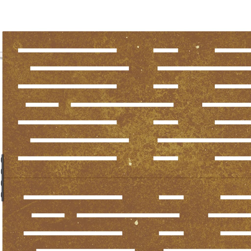 Poort 105x105 cm vierkant cortenstaal 105 x 105 cm