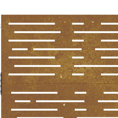 Poort 105x105 cm vierkant cortenstaal 105 x 105 cm