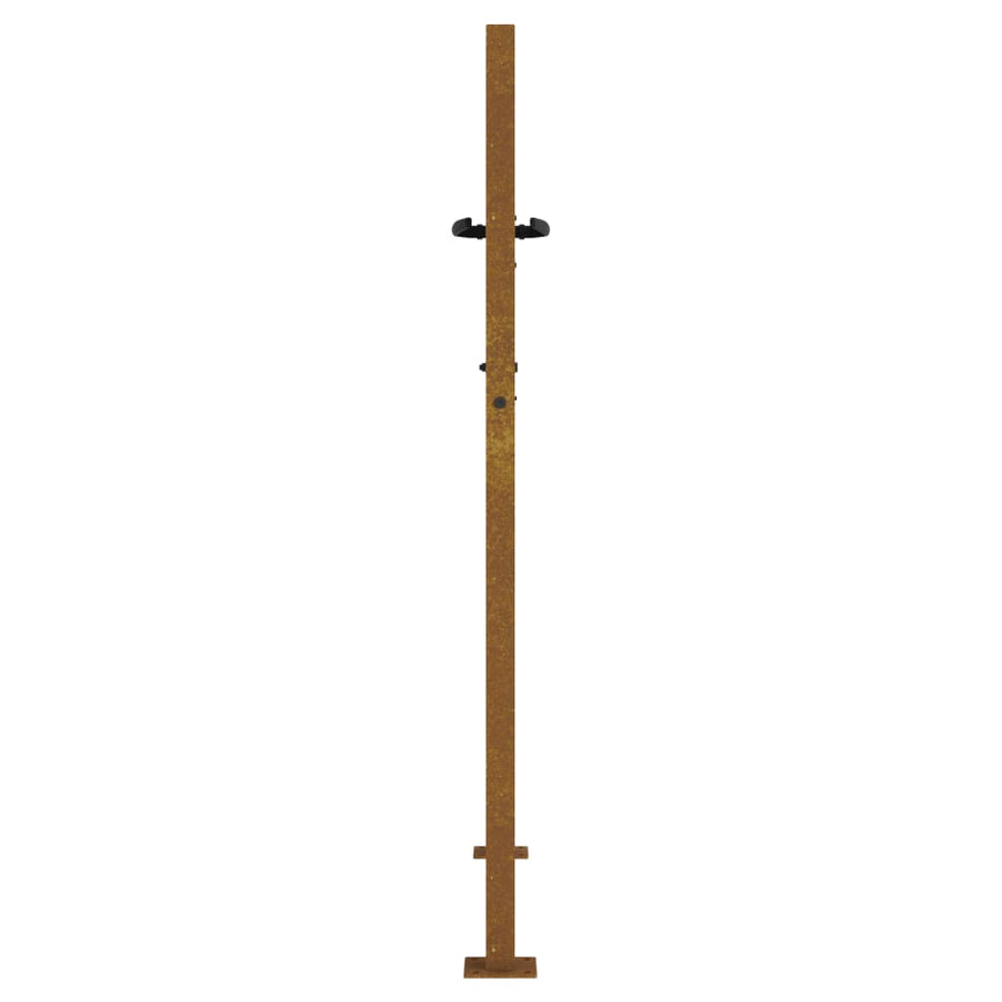 Poort 105X130 Cm Vierkant Cortenstaal