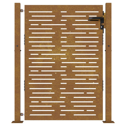 Poort 105x155 cm vierkant cortenstaal 105 x 155 cm