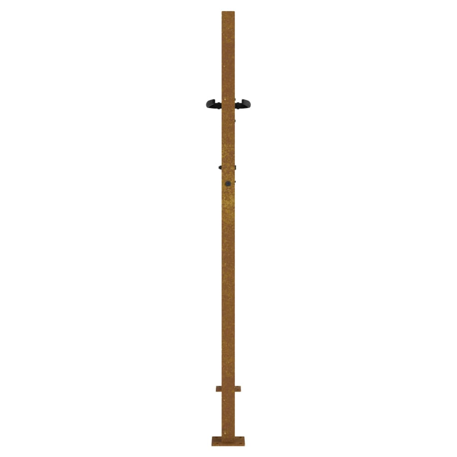 Poort 105x155 cm vierkant cortenstaal 105 x 155 cm