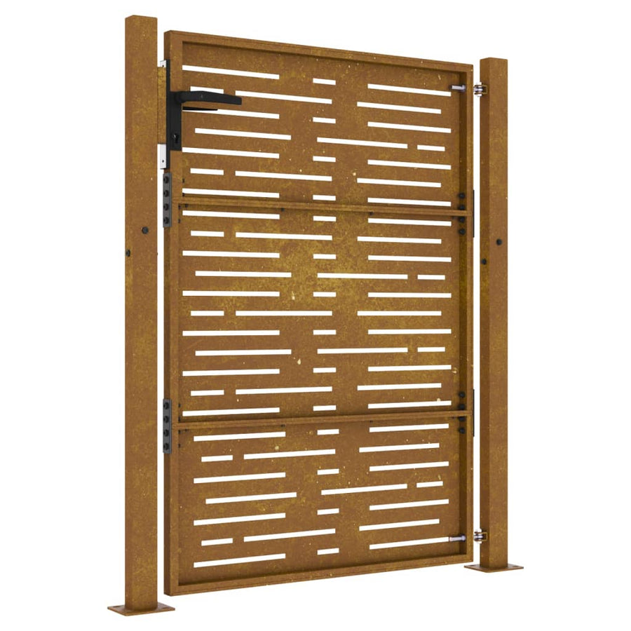 Poort 105x155 cm vierkant cortenstaal 105 x 155 cm