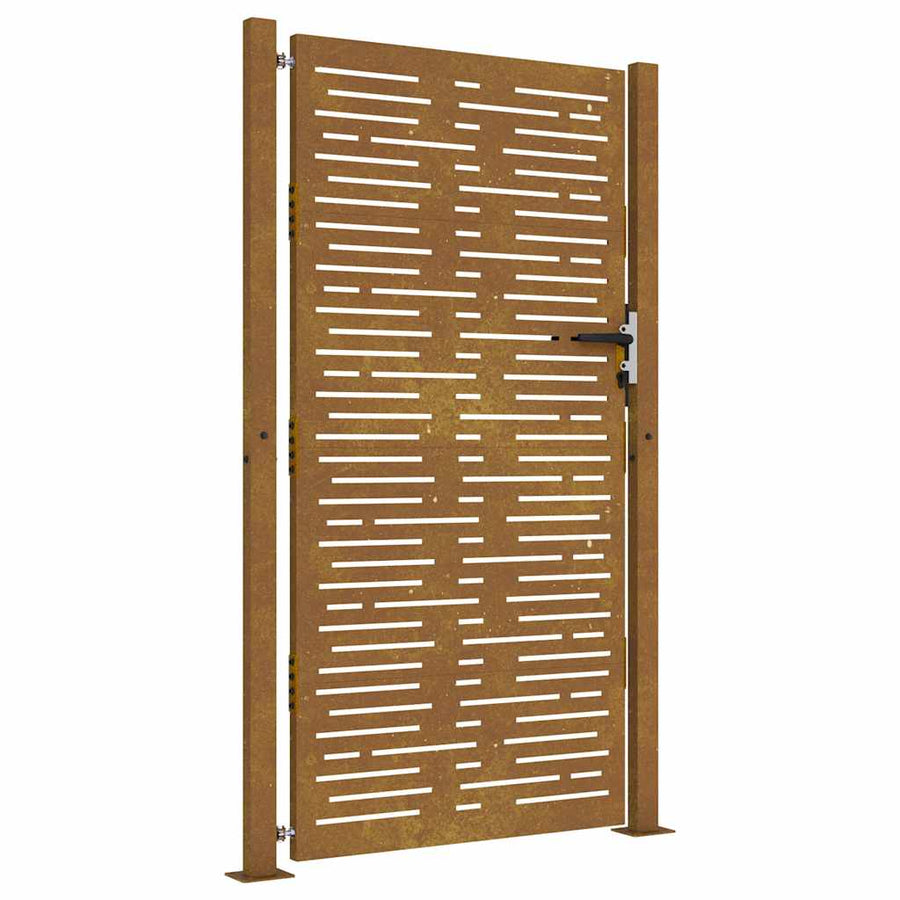 Poort Vierkant Cortenstaal 105 x 180 cm