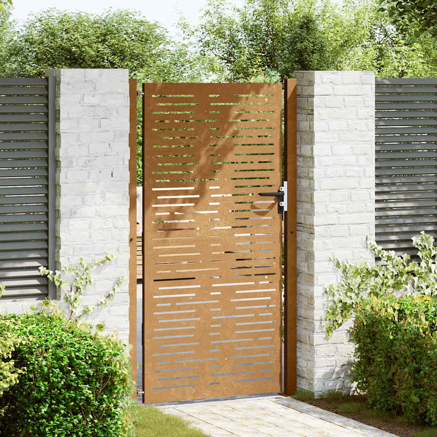 Poort Vierkant Cortenstaal 105 x 180 cm