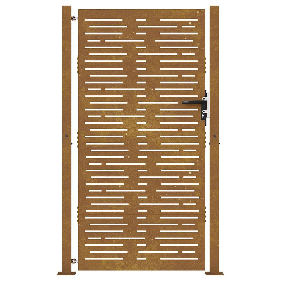 Poort Vierkant Cortenstaal 105 x 180 cm