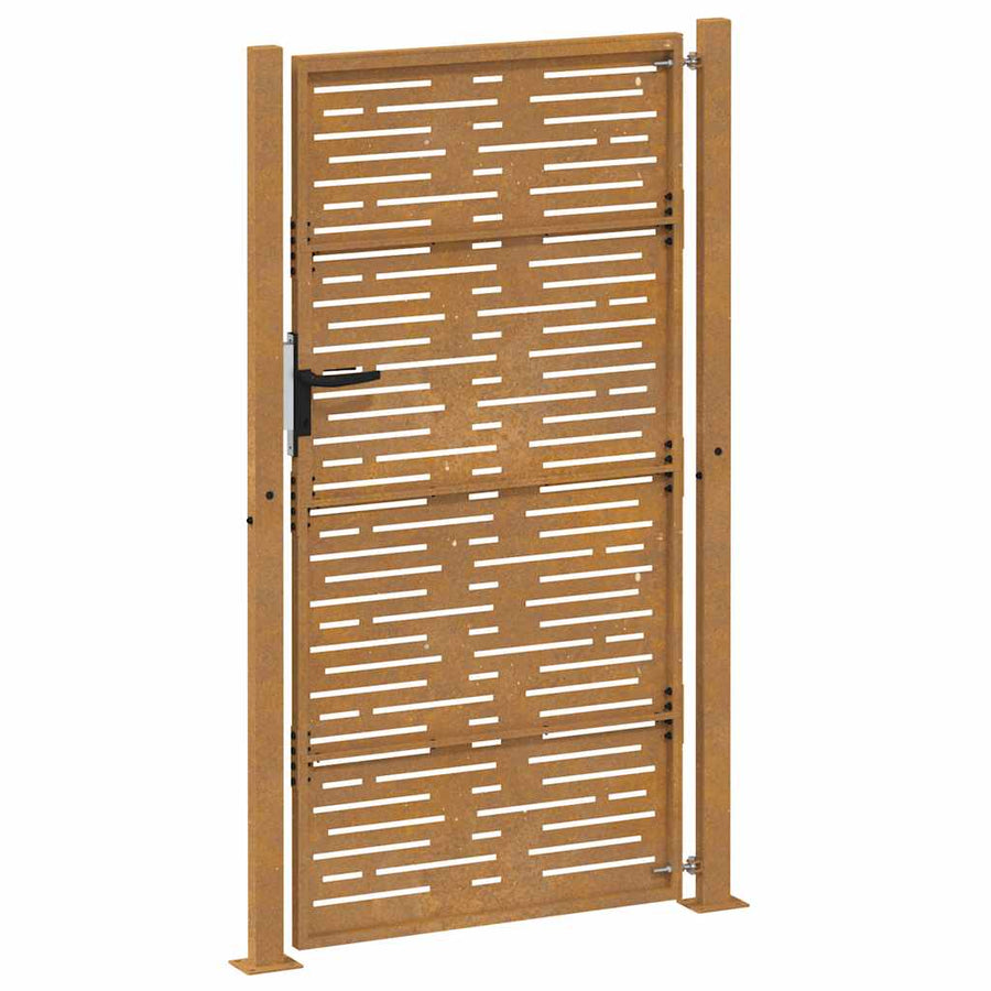 Poort Vierkant Cortenstaal 105 x 180 cm