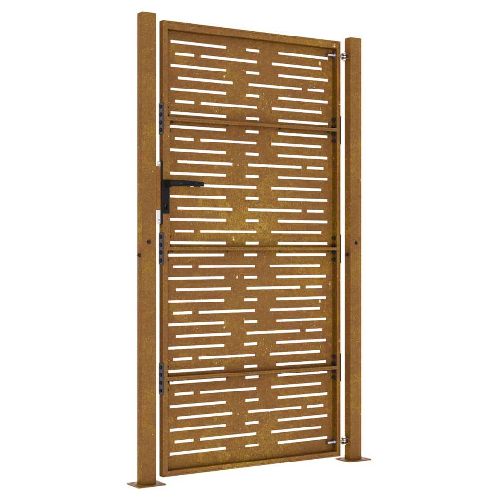 Poort Vierkant Cortenstaal 105 x 205 cm