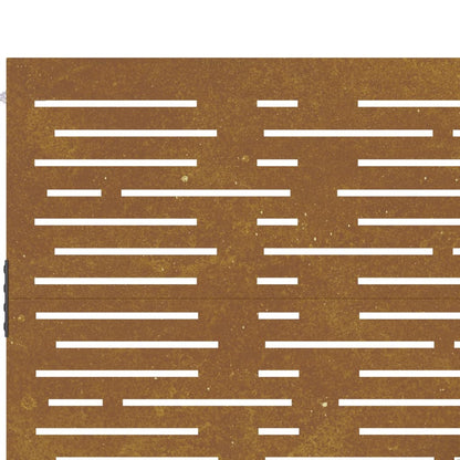 Poort Vierkant Cortenstaal 105 x 205 cm