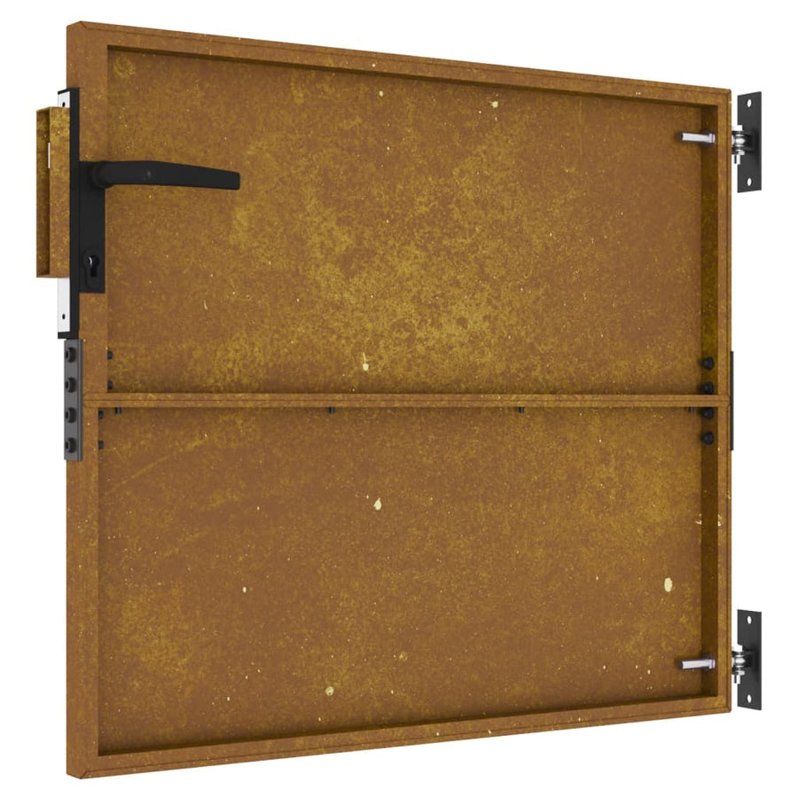 Poort Cortenstaal 85 x 75 cm