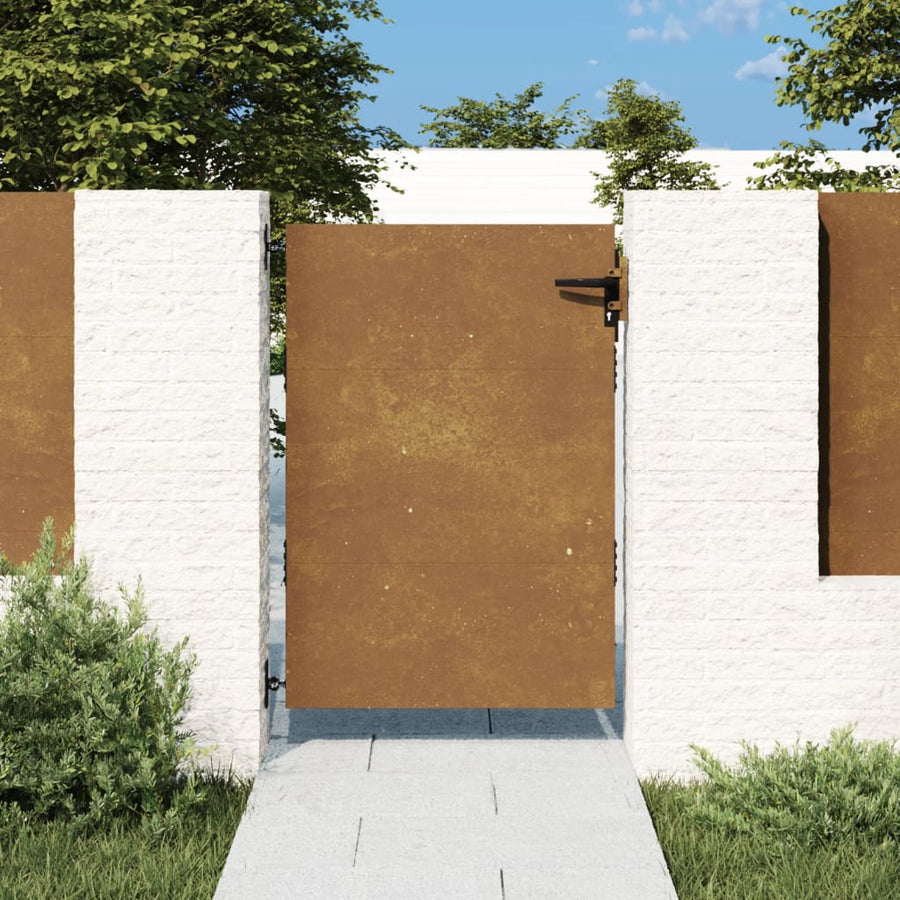 Poort 85X175 Cm Cortenstaal