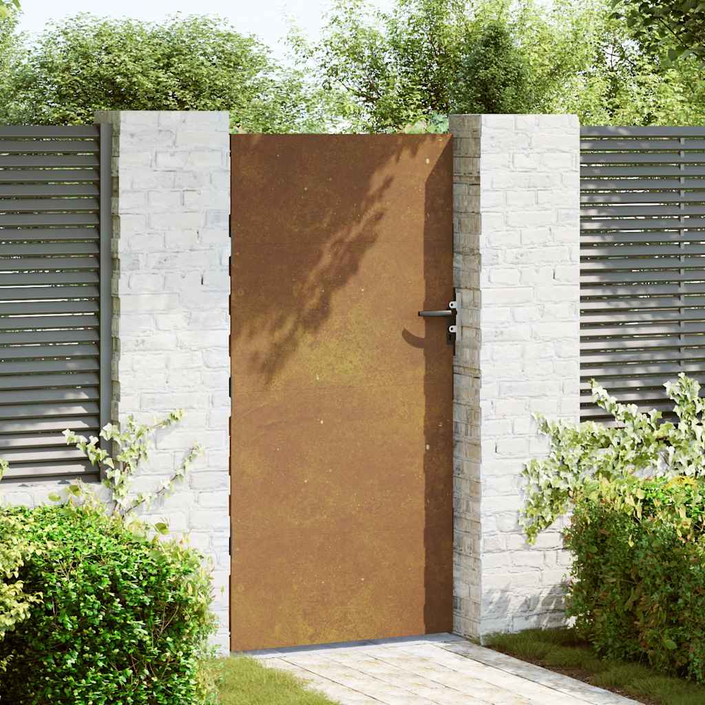 Poort 85x175 cm cortenstaal