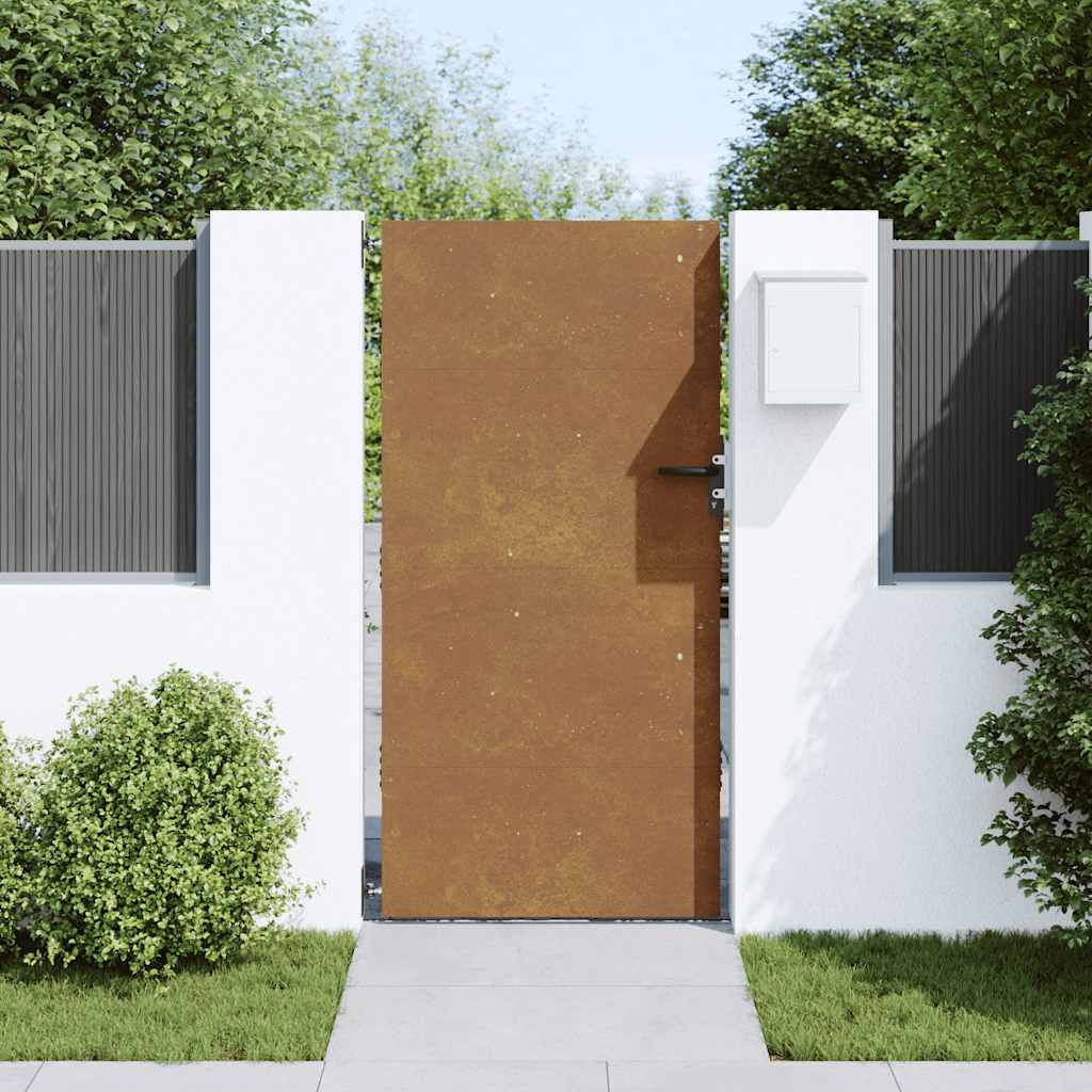 Poort 85x175 cm cortenstaal