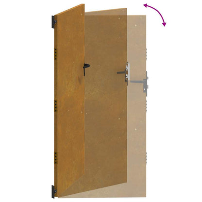 Poort Cortenstaal 85 x 200 cm
