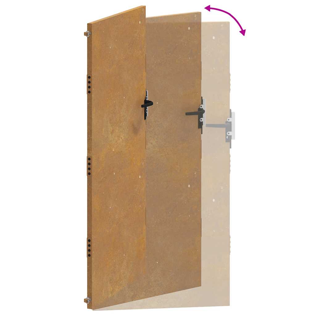 Poort Cortenstaal 100 x 200 cm