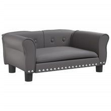 Hondenmand Kunstleer 70 x 45 x 30 cm Grijs