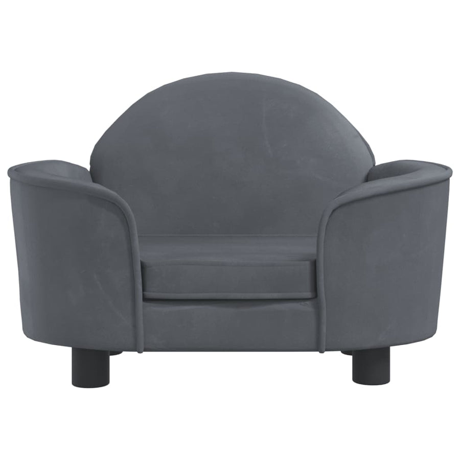 Hondenmand 66X40X45 Cm Fluweel Donkergrijs