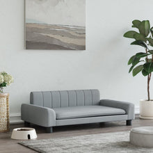 Hondenmand Stof 90 x 53 x 30 cm Lichtgrijs