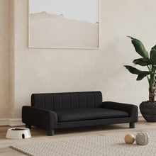 Hondenmand Kunstleer 90 x 53 x 30 cm Zwart