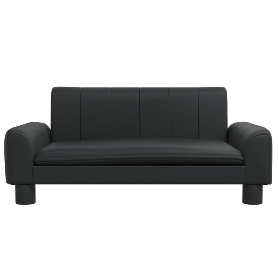 Hondenmand Kunstleer 70 x 45 x 30 cm Zwart