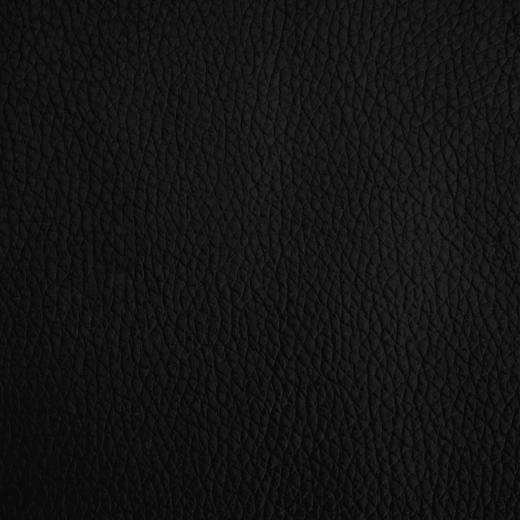 Hondenmand Kunstleer 70 x 45 x 30 cm Zwart