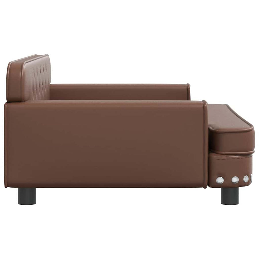 Hondenmand 90X53X30 Cm Kunstleer Bruin