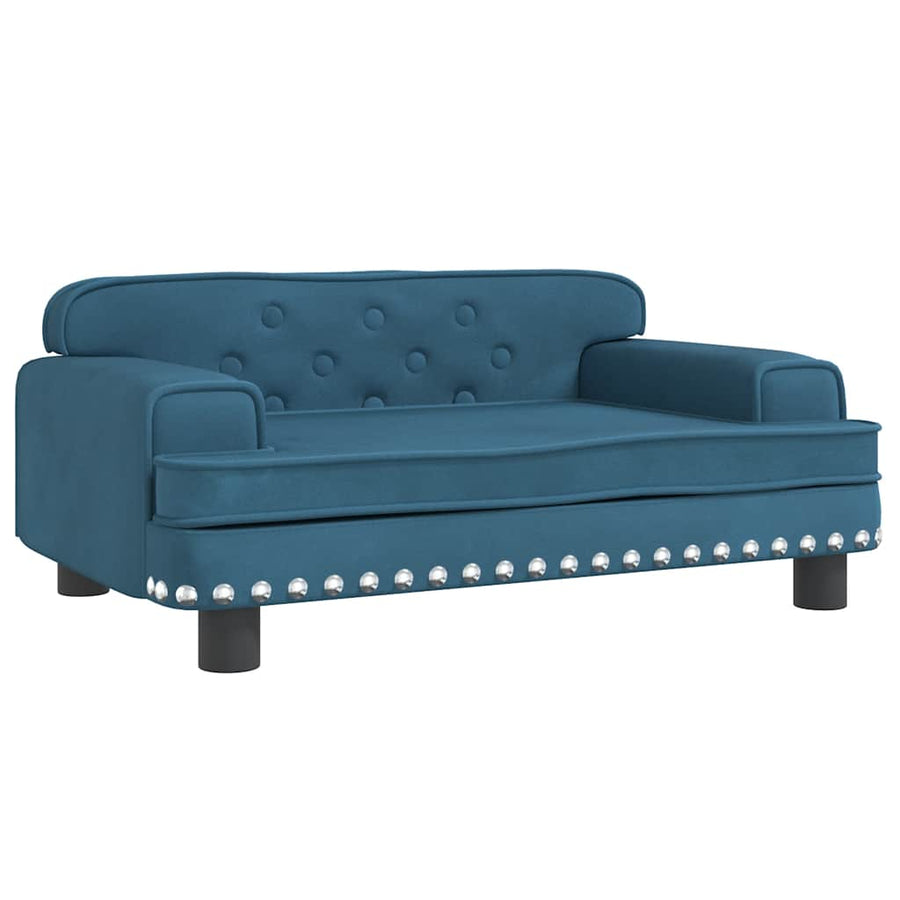 Hondenmand 70X45X30 Cm Fluweel Blauw