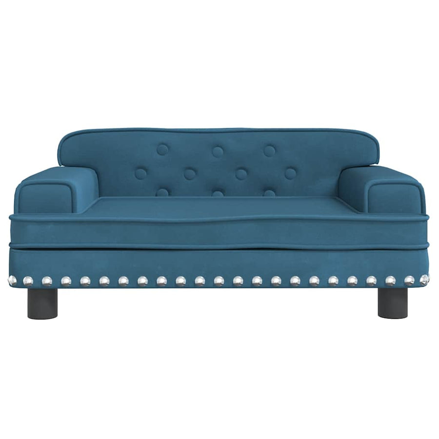 Hondenmand 70X45X30 Cm Fluweel Blauw