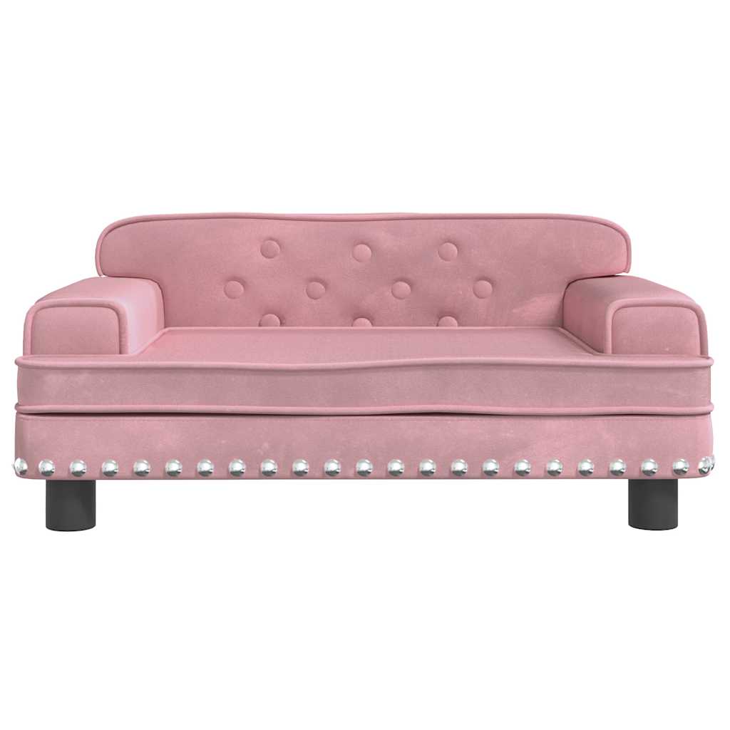 Hondenmand 70X45X30 Cm Fluweel Roze