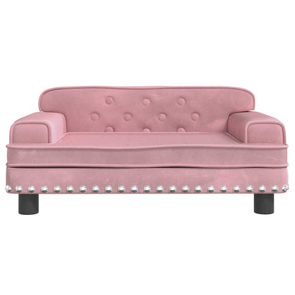 Hondenmand 70X45X30 Cm Fluweel Roze