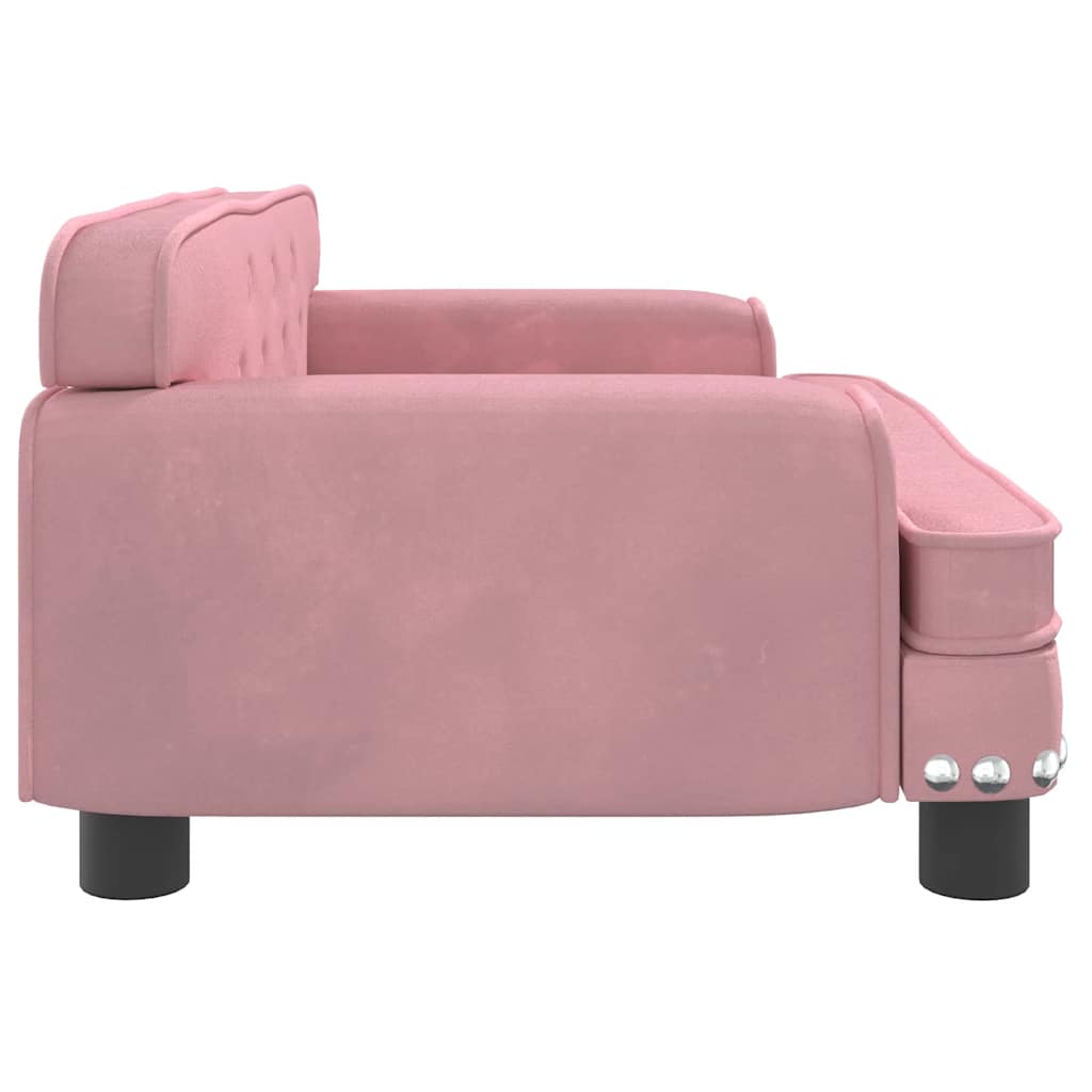 Hondenmand 70X45X30 Cm Fluweel Roze