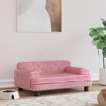 Hondenmand 70X45X30 Cm Fluweel Roze