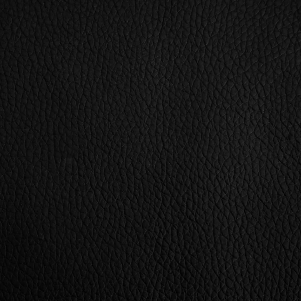 Hondenmand Kunstleer 70 x 45 x 30 cm Zwart