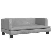 Hondenmand 80X45X30 Cm Fluweel Lichtgrijs