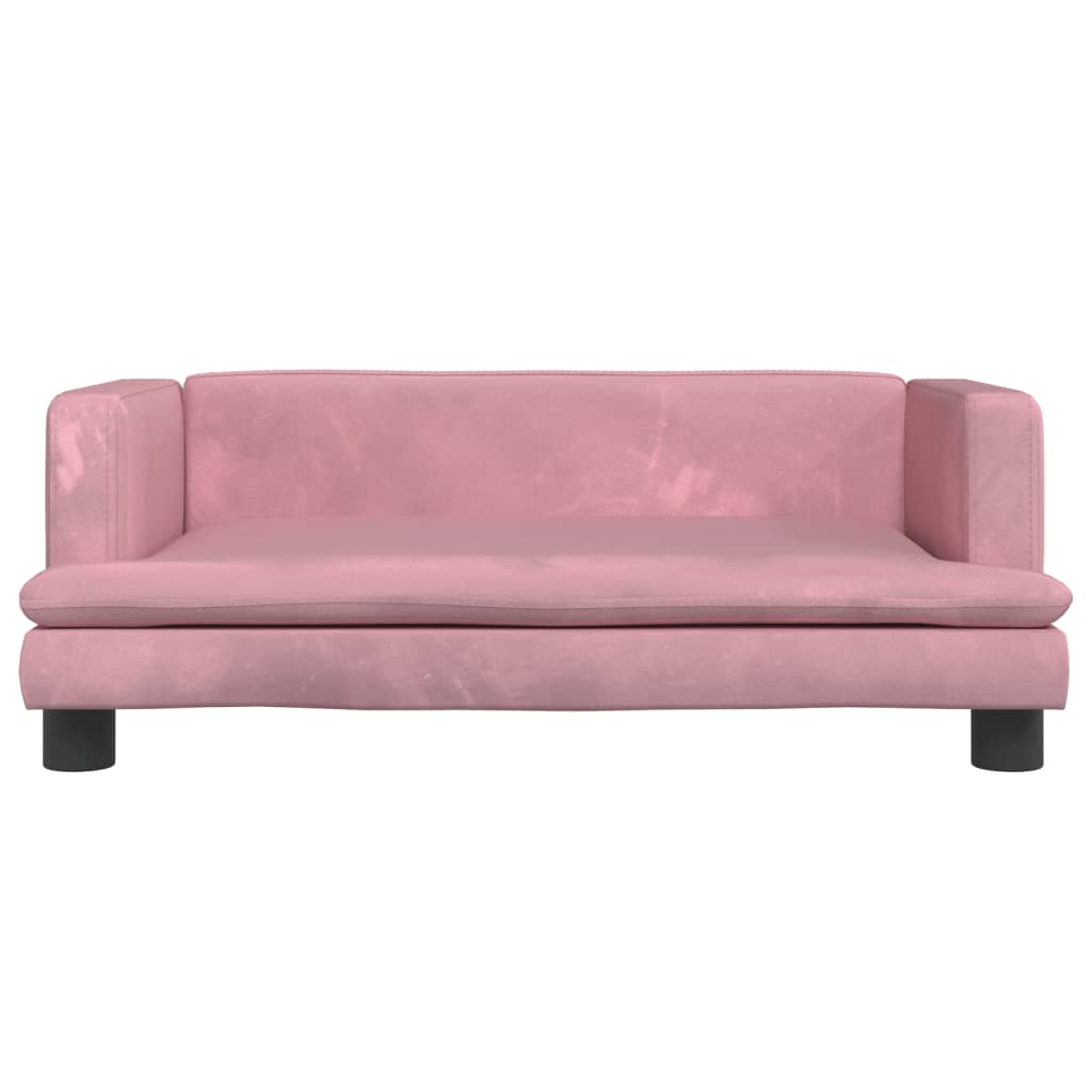 Hondenmand Fluweel 80 x 45 x 30 cm Roze