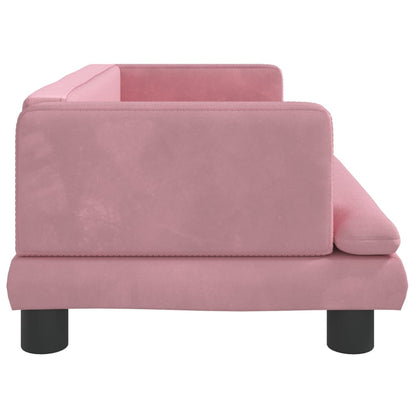 Hondenmand Fluweel 80 x 45 x 30 cm Roze